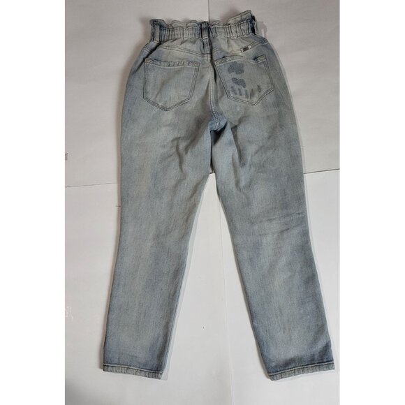 KanCan Light Wash Distressed Denim Jeans High-Waisted Size 3/25 - Picture 3 of 11